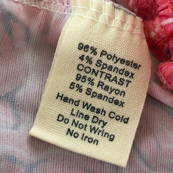 NWT Simply Southern S/M Pink Shell Print Pull On Shorts Tassels Beachy New Star - Picture 6 of 7